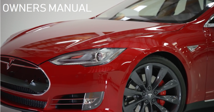 Tesla model S owners manual
