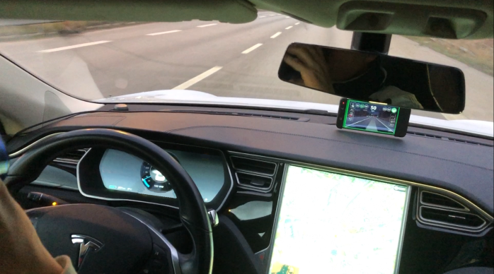 Tesla open pilot körning